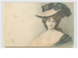 Portrait D&amp Acute Une Jeune Femme En Chapeau - Women