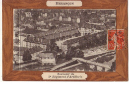 BESANCON - Souvenir Du 5ème Régiment D'Artillerie - Carte à Système - Besancon