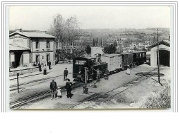 Reproduction Gare De Sablonnières Format CPA - Altri & Non Classificati