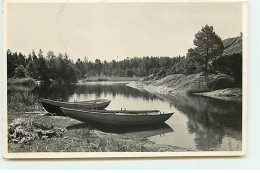 Finlande - Barques Au Bord D'une Rivière - Turku Abo - Finlande