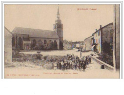 DOCELLES - Place De L'Eglise Et Pont Du Barba - Other & Unclassified