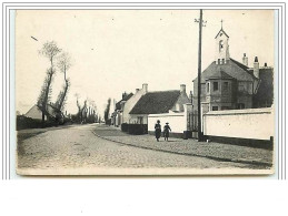 LOON-PLAGE Ecole Des Filles Et Route De Gravelines Cliché H. Lebreton Epreuve Photo - Other & Unclassified