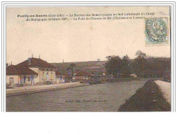 POUILLY-EN-AUXOIS La Station Des Remorqueurs Au Bief Culminant Du Canal De Bourgogne Le Pont Du Chemin De Fer ... - Sonstige & Ohne Zuordnung