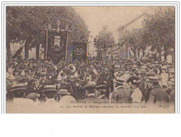 SEZANNE Inauguration Des Eaux De Verdey Les Sociétés De Musique Attendant Les Autorités à La Gare - Sezanne