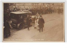 Visite De Mme Poincaré à STRASBOURG 5 Janvier 1919 (carte Photo) - Straatsburg