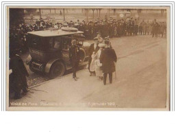 Visite De Mme Poincaré à STRASBOURG 5 Janvier 1919 (carte Photo) - Strasbourg