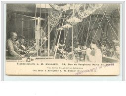 PARIS XIV Rue De Vaugirard Etablissements L.M. Bullier Vue De L&amp Acute Un Des Ateliers De Fabrication Becs à Ac - Distretto: 14