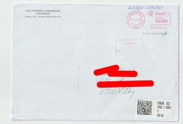 7816 Lettre Cover DANEMARK DANMARK NPAI RTS RETURN TO SENDER AFFRANCHISSEMENT MECANIQUE KOBENHAVNK - Brieven En Documenten