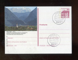 "BUNDESREPUBLIK DEUTSCHLAND" 1982, Bildpostkarte Mit Bildgleichem Stempel Ex "INZELL" (R2097) - Cartes Postales Illustrées - Oblitérées