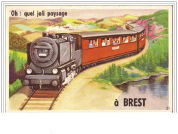 Oh! Quel Joli Paysage à BREST (carte à Système) - Brest