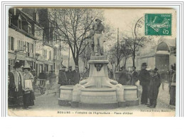 MOULINS Fontaine De L&amp Acute Agriculture Place D&amp Acute Allier - Moulins