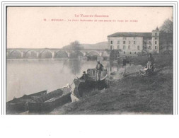 MOISSAC Le Pont Napoléon Et Les Bords Du Tarn En Hiver - Moissac