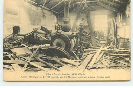 AUBY - Usine à Zinc Des Asturies - Groupe électrogène De 350 HP Dynamité Par Les Allemands Avant Leur Retraite - Auby