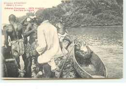 Colonies Françaises - Une Halte En Lagune - Costa De Marfil