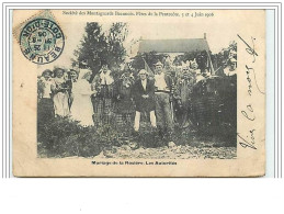 Société Des Montagnards Beaunois Fêtes De La Pentecôte 3 Et 4 Juin 1906 Mariage De La Rosière Les Autorités - Beaune