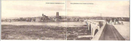 PONT-SAINT-ESPRIT Vue Générale Et Les Bords Du Rhône (Carte Panoramique) - Pont-Saint-Esprit