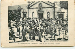 GUADELOUPE - SAINT-CLAUDE - Sortie De L'Eglise, Le Jour De La Saint Augustin - Altri & Non Classificati