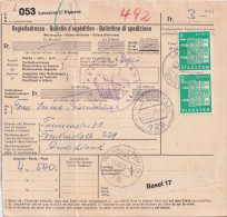 Begleitadresse  Lausanne Riponne - Freudenstadt D         1963 - Cartas & Documentos