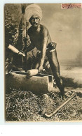 FIDJI - A Fiji Warrior With His War-drum - Fidji
