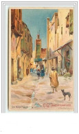 E. Lessieux - Cie Gle Transatlantique - Une Rue De Fez - Lessieux