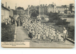 Défilé Du 14 Juillet 1935 De La Musique De La Société Sucrière De PITHIVIERS-LE-VIEIL N°1 - Pithiviers