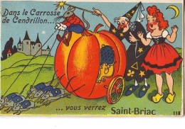 Dans Le Carrosse De Cendrillon ... Vous Verrez SAINT-BRIAC (carte à Système) - Saint-Briac