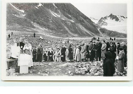 Croisière Du M.S. Lafayette Juillet - Aout 1937 -Nagdalena Bay Le Servie Religieux à La Presqu'ïle Des Tombeaux ... - Dampfer