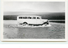 Croisière Du M.S. Lafayette Juillet - Aout 1937 - Escale De Reykjavik - Passage D'une Riviière Islandaise - Format CPA - Steamers