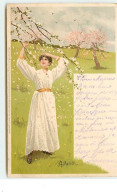 Mailick - Jeune Femme Sous Des Arbres Fleuris - Mailick, Alfred