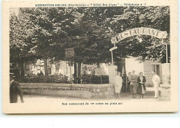 MONNETIER-EGLISE - "Hôtel Des Alpes" - Son Restaurant De 1er Ordre En Plein Air - Sonstige & Ohne Zuordnung