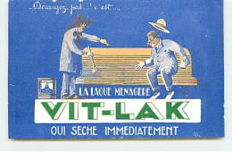 La Laque Ménagère VIT-LAK Qui Sèche Immédiatement - Peinture - Werbepostkarten