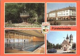 72138299 Fuerstenwalde Spree Grassnick Brunnen Muehlenstrasse Schwimmhalle Ratha - Fuerstenwalde