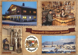 72138288 Zwiesel Niederbayern Bayerwald Baerwurzerei Bayerischer Wald Wappen Bae - Zwiesel