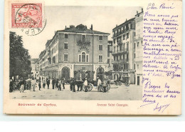 Souvenir De CORFOU - Avenue Saint-Georges - Grèce