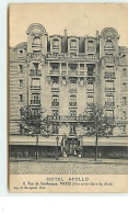 PARIS IX - Hotel Apollo - Rue De Dunkerque (Face Sortie Gare Du Nord) - Distrito: 09