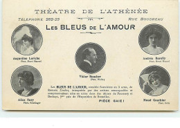 Théâtre De L'Athénée - Les Bleus De L'Amour - A. Leriche, A. Nory, A. Barelly, M. Gauthier Et V. Boucher - Theater