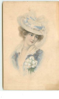 Portrait D'une Jeune Femme Avec Un Chapeau - Mujeres