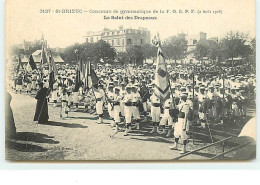 SAINT-BRIEUC - Concours De Gymnastique De La F.G.S.P.F. - Le Salut Des Drapeaux - Saint-Brieuc