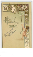 Carte Gaufrée - Bonne Année - Angelot - New Year