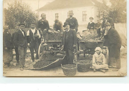 SERBIE - CACAK - Photo De Groupe Près De Charettes - Serbia