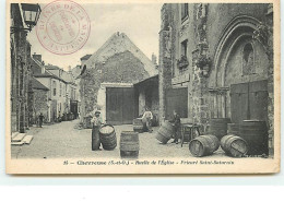 CHEVREUSE - Ruelle De L'Eglise - Prieuré Saint-Saturnin - G. Dubois Vins Spiritueux  En Gros - Chevreuse