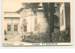 BUCAREST - Maison Du Patriarche 1936 (carte Photo) - Romania