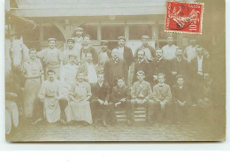 Carte-Photo PARIS - Groupe D'hommes - Other & Unclassified