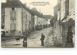 ALISE-SAINTE-REINE - La Grande Rue Prise Au Rond-Point De La Rue De Pouillenay - Andere & Zonder Classificatie