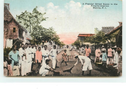 A Popular Street Scene In The Fillipino District Manilla - Filipinas