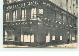 PARIS II - O. Boisson - Angle R Saint Denis  R Saint Sauveur - Textiles En Tous Genres (actuellement Bar Le Sans Souci) - District 02