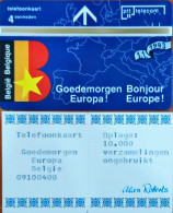 Belgium Telefoonkaart PTT Telecom Mint Certificate 302L - Colecciones