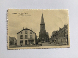 Carte Postale Ancienne (1953) Paliseul La Grand’Place Et L’Église Paroissiale - Paliseul