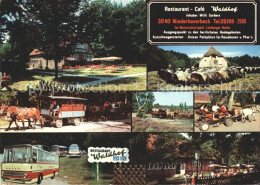 72138118 Niederhaverbeck Restaurant Cafe Waldhof Pferdewagen Schafherde Busse Ni - Andere & Zonder Classificatie