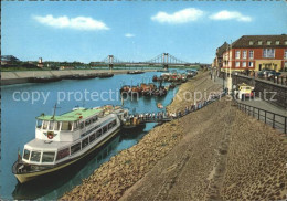 72138100 Duisburg Ruhr Ruhrorter Hafen Mit Schifferboerse Fahrgastschiff Aldenra - Duisburg